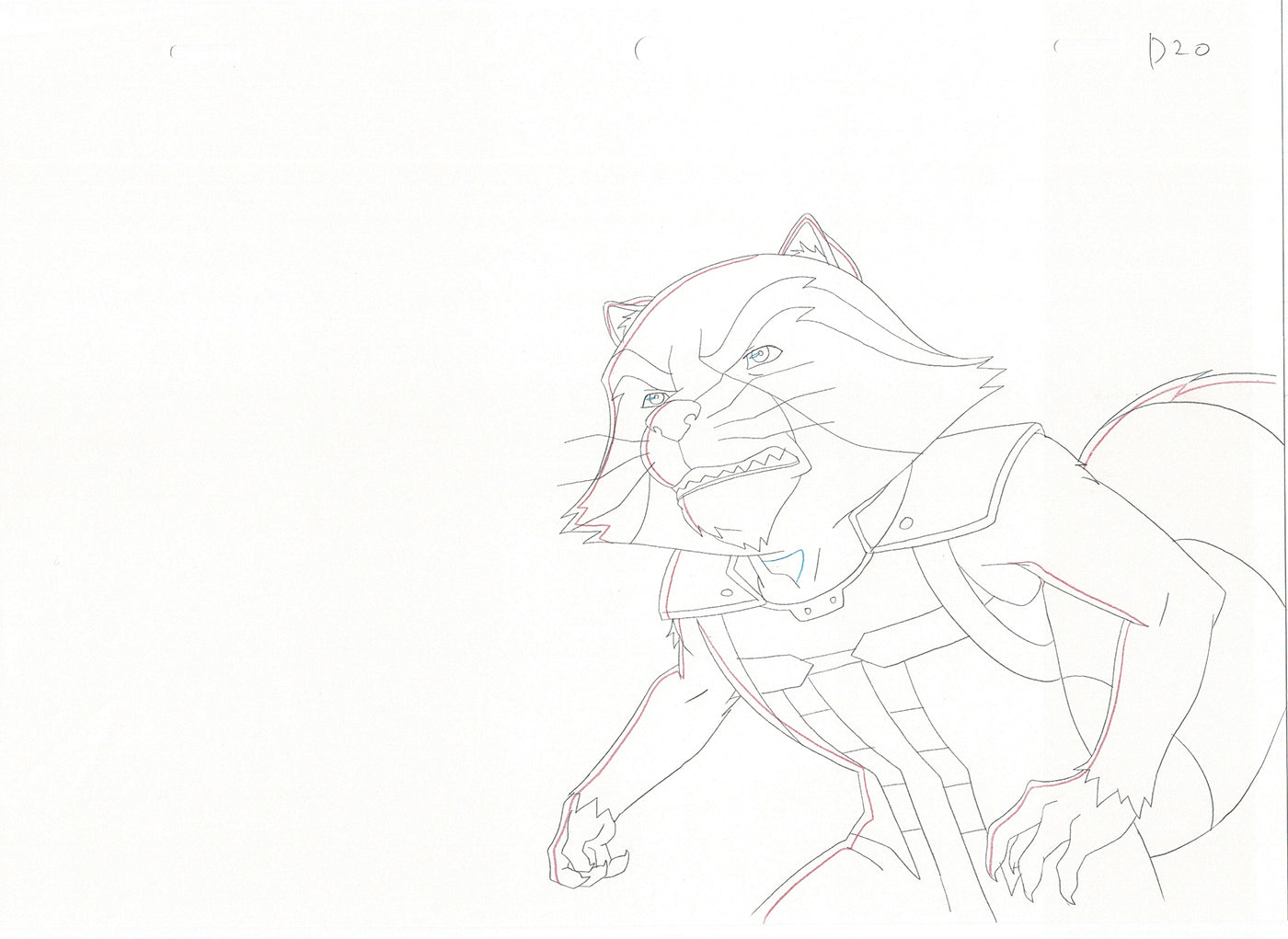 Guardians of the Galaxy Production Animation Cel Drawing Marvel 2015-2019 A13