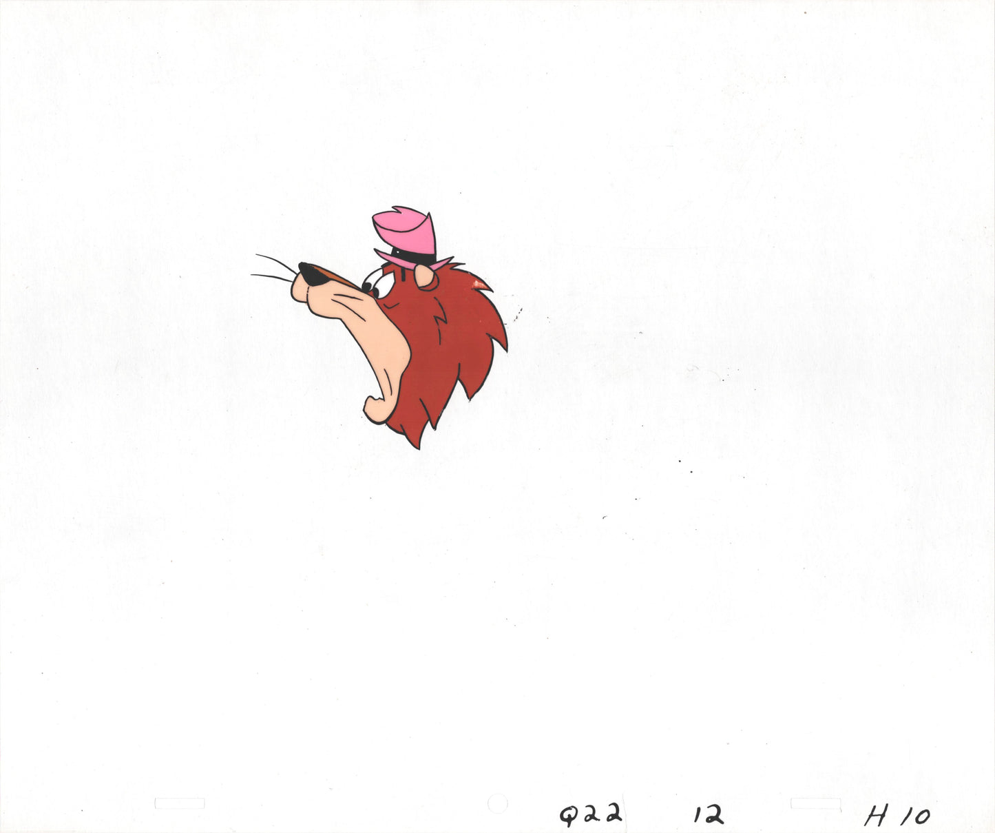Lippy the Lion 1960s Production Animation Cel from Hanna Barbera A-H10