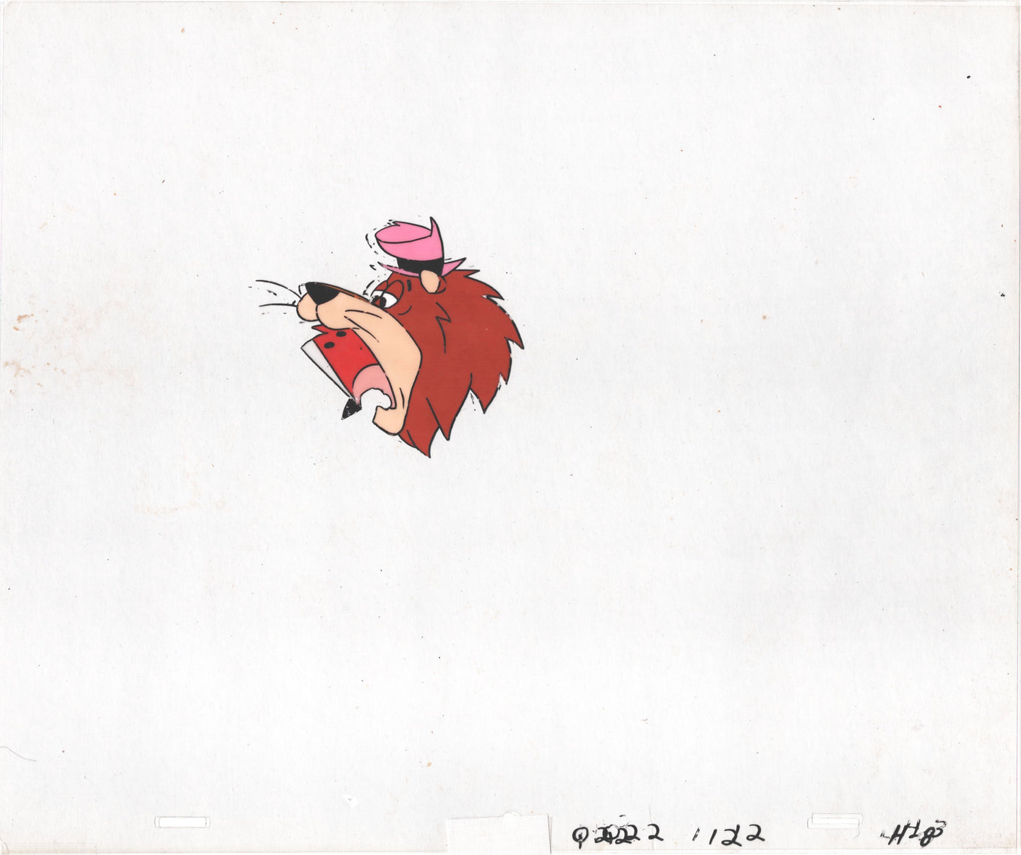 Lippy the Lion 1960s Production Animation Cel from Hanna Barbera A-H18