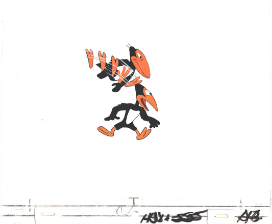 Heckle and Jeckle Production Animation Cel Setup and Drawing Filmation 1979-80 D-6J2