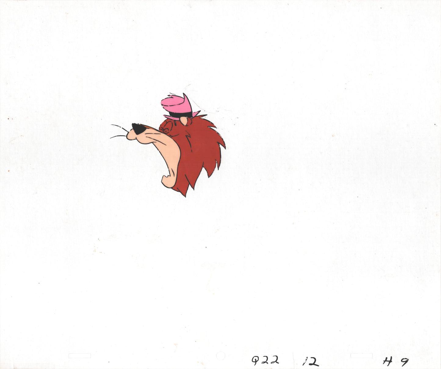 Lippy the Lion 1960s Production Animation Cel from Hanna Barbera A-H9A