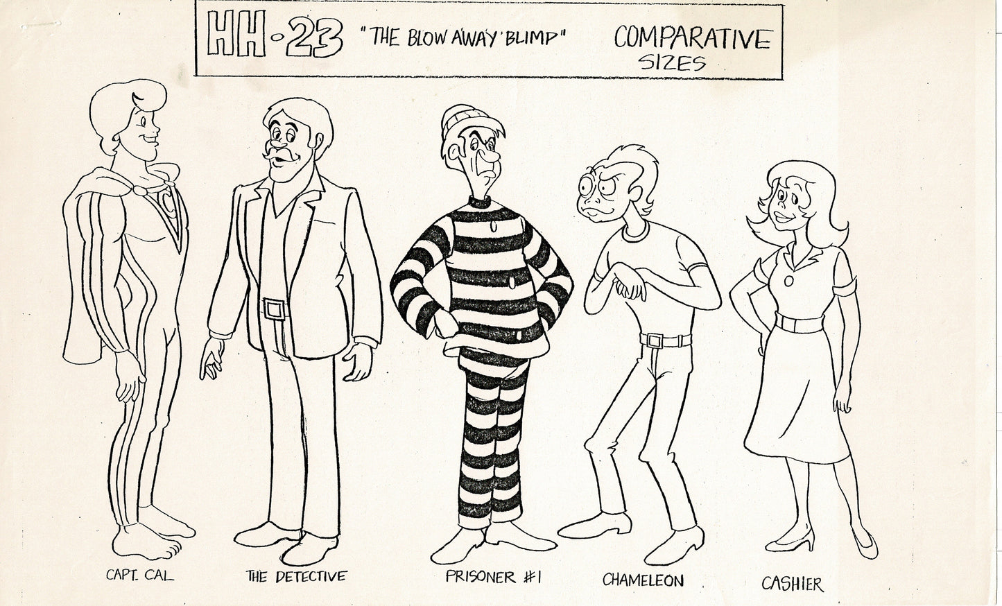 Hero High and More Production Model Sheet Copy Lot 40 pgs 1982 Cartoon Filmation
