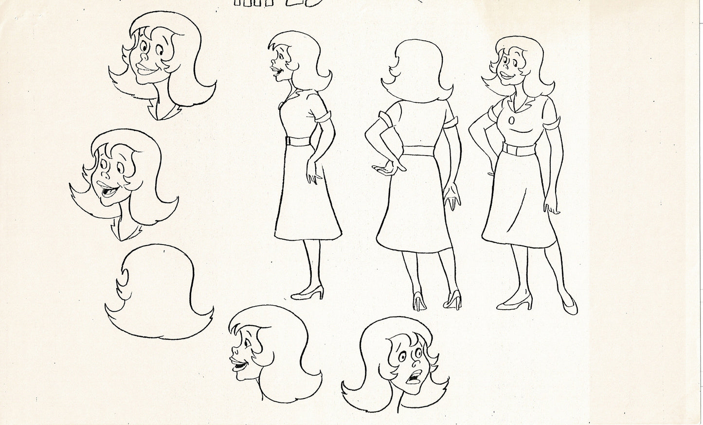 Hero High and More Production Model Sheet Copy Lot 40 pgs 1982 Cartoon Filmation
