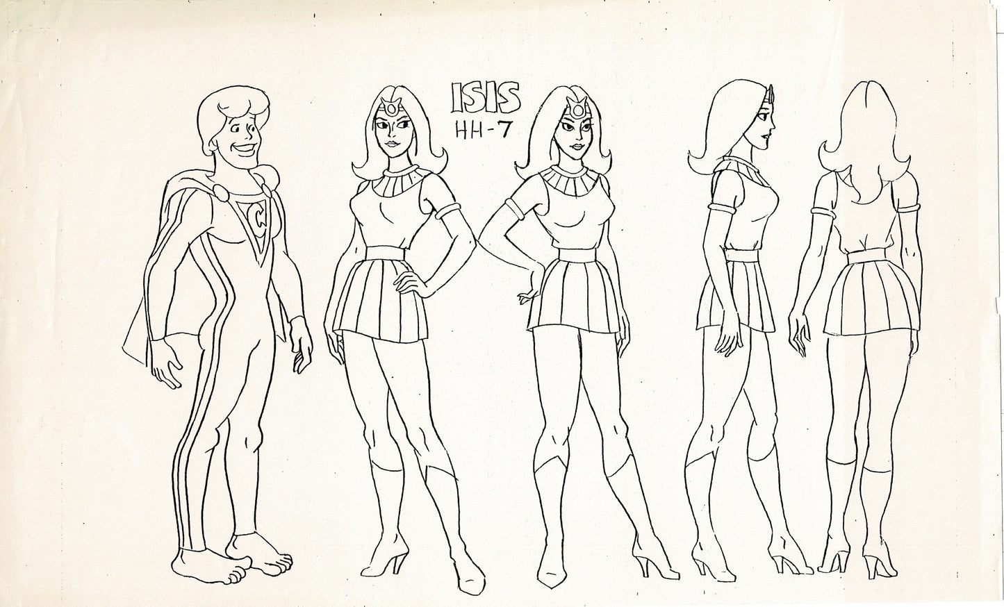 Hero High and More Production Model Sheet Copy Lot 40 pgs 1982 Cartoon Filmation