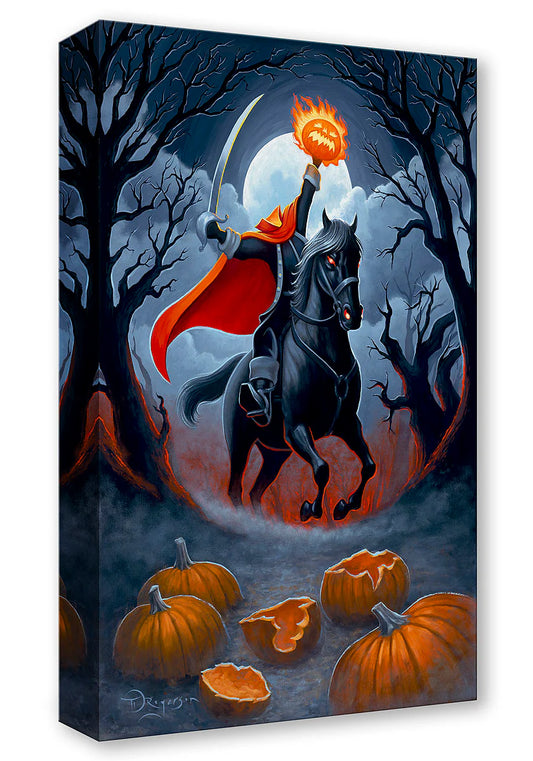 Headless Horseman Walt Disney Fine Art Tim Rogerson Limited Edition Treasures on Canvas Print TOC "The Headless Horseman Rides Tonight"