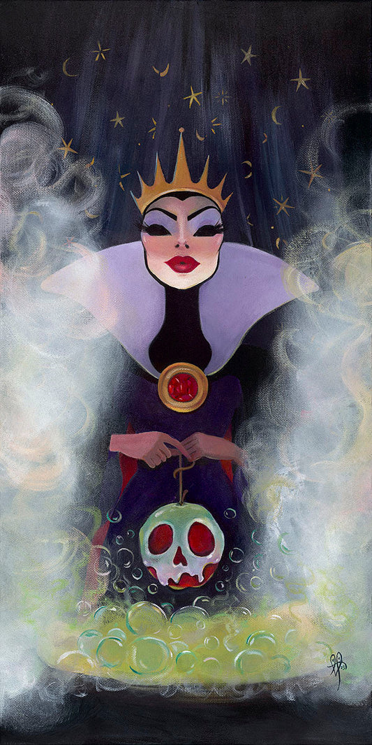 Snow White and the Seven Dwarfs Walt Disney Fine Art Liana Hee Signed Limited Edition of 195 Print on Canvas - Evil Queen