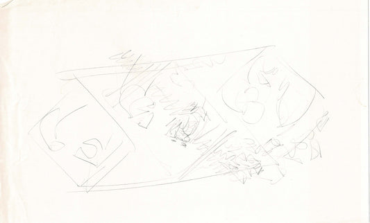 Hercules Walt Disney Production Animation Drawing Used to Make an Episode Wendell Washer A14
