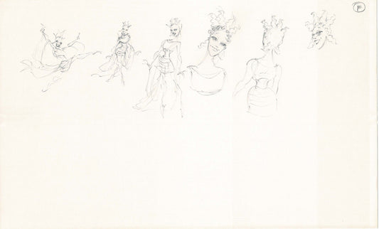 Hercules Walt Disney Production Animation Drawing Used to Make an Episode Wendell Washer A55