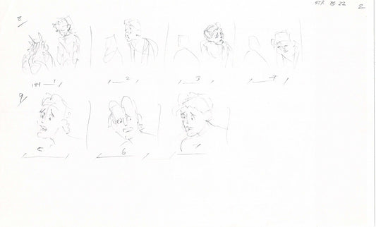 Hercules Walt Disney Production Animation Drawing Used to Make an Episode Wendell Washer A62