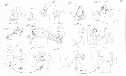Hercules Walt Disney Production Animation Drawing Used to Make an Episode Wendell Washer A70