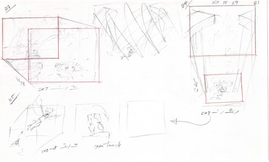 Hercules Walt Disney Production Animation Drawing Used to Make an Episode Wendell Washer A80