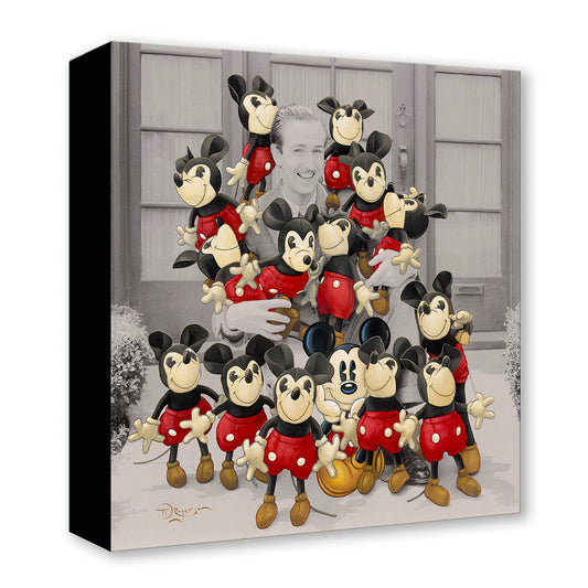 Mickey Mouse Walt Disney Fine Art Tim Rogerson Limited Edition Treasures on Canvas Print TOC - Hidden Mickey