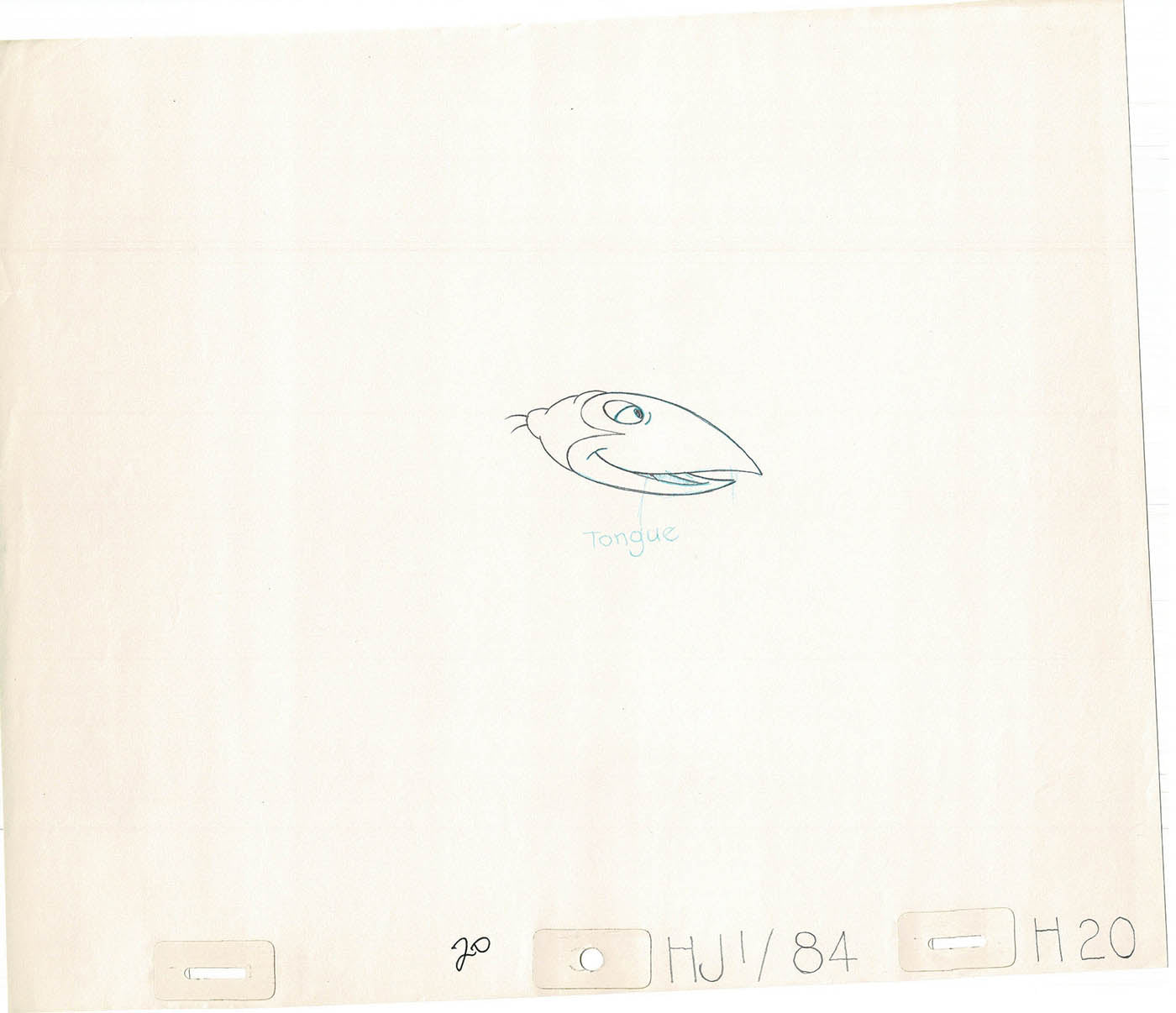 Heckle and Jeckle Lot of 2 Production Animation Cel Drawings Filmation 1979-80 F-09