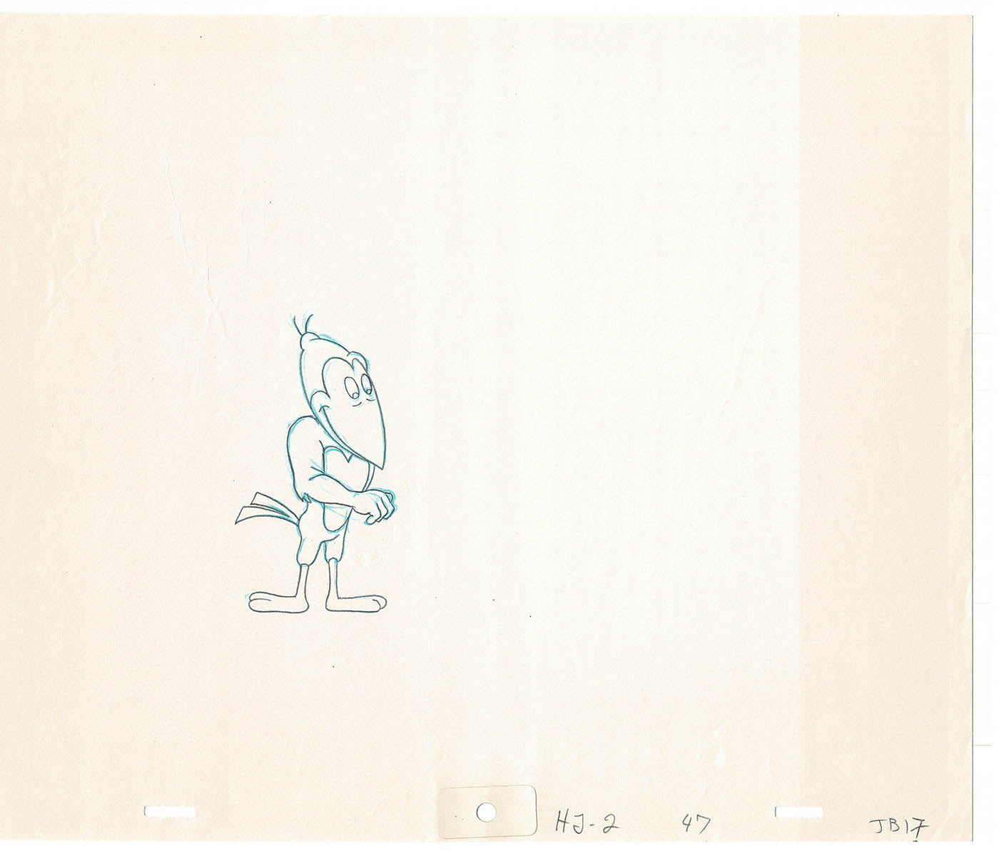 Heckle and Jeckle Lot of 2 Production Animation Cel Drawings Filmation 1979-80 F-67