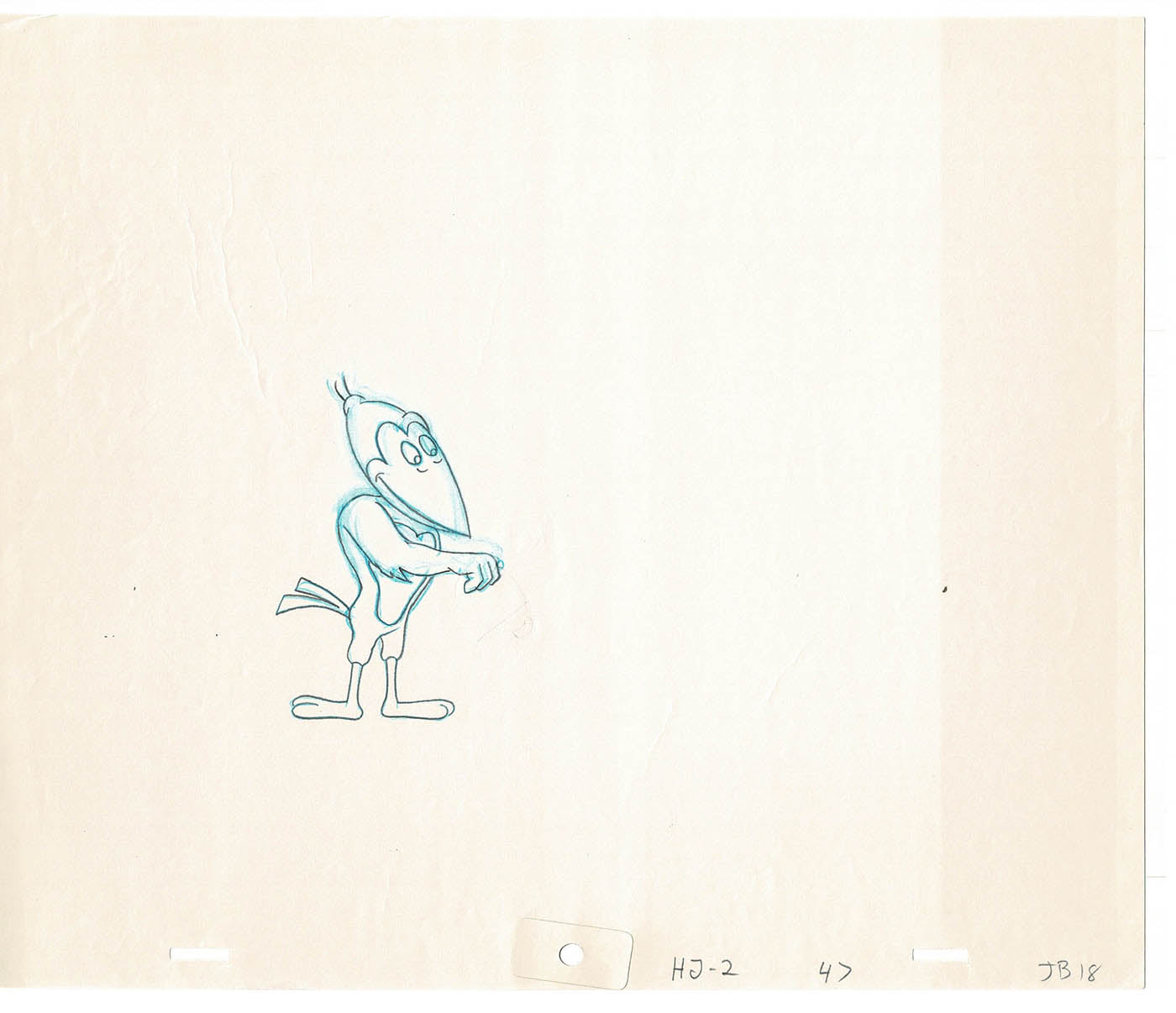 Heckle and Jeckle Lot of 2 Production Animation Cel Drawings Filmation 1979-80 F-67