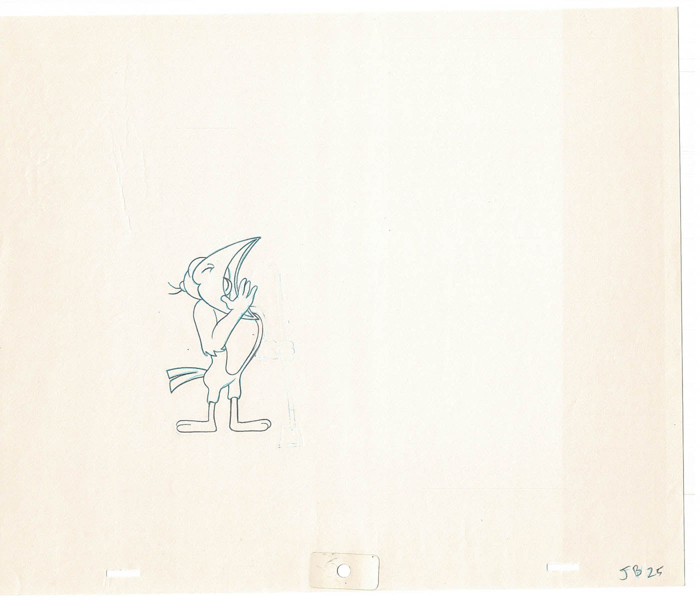 Heckle and Jeckle Lot of 2 Production Animation Cel Drawings Filmation 1979-80 F-75