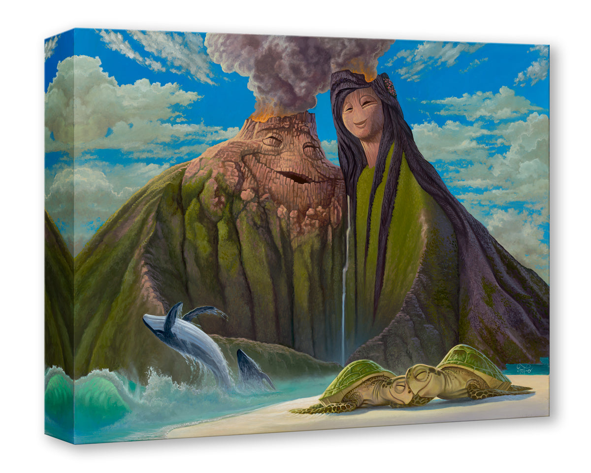 Lava Walt Disney Fine Art Jared Franco Limited Edition of 1500 Treasures on Canvas Print TOC "I Lava You"
