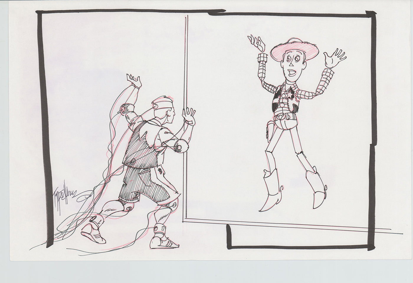 Disneyland Attraction California Adventure Plan Drawing Imagineer Original 1996 A173