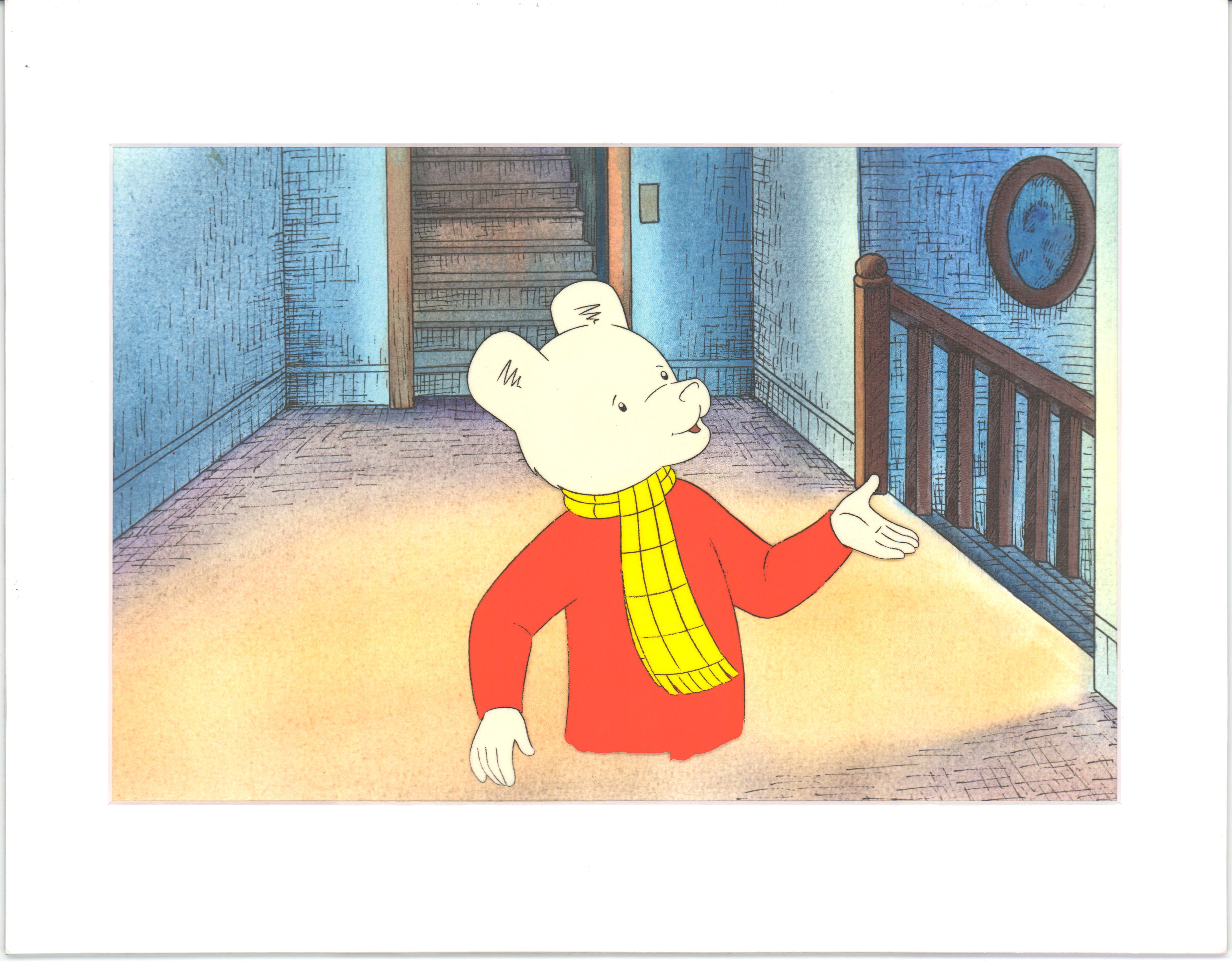 RUPERT Bear Original Production Animation Cel from the Cartoon by Nelv ...