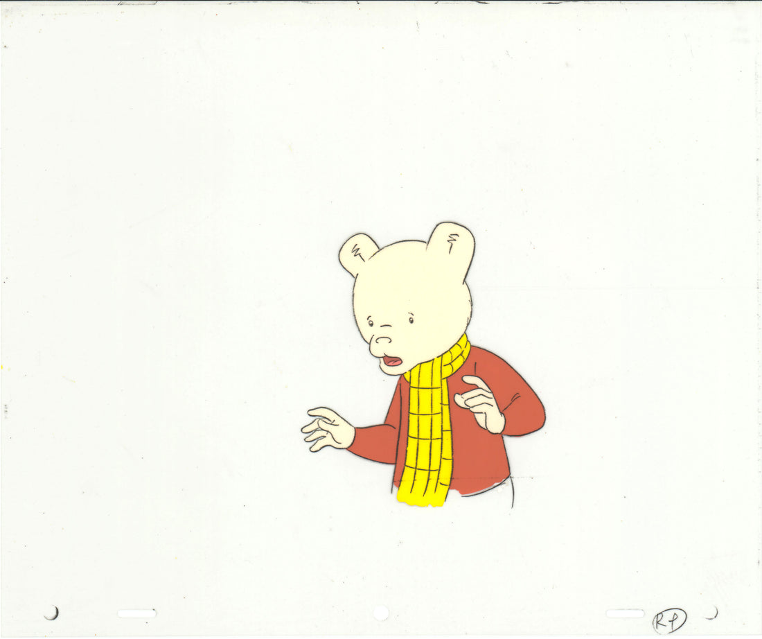 RUPERT Bear Original Production Animation Cel from the Cartoon by Nelv ...