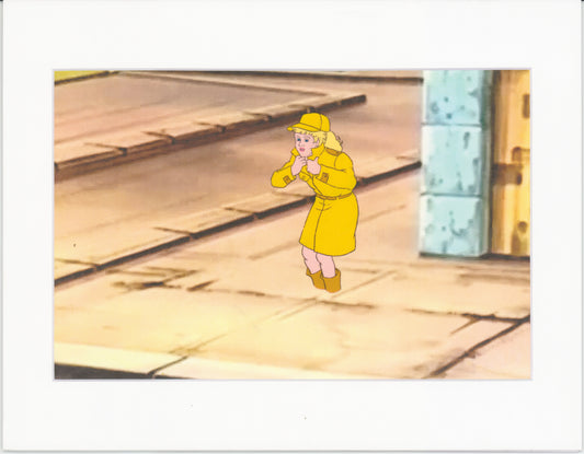 Captain Planet Original Production Animation Cel of Linka from Hanna Barbera 1990-95 8-303