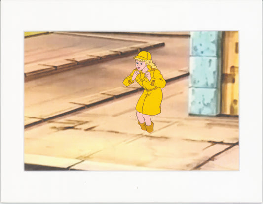 Captain Planet Original Production Animation Cel of Linka from Hanna Barbera 1990-95 8-305