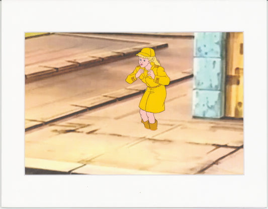 Captain Planet Original Production Animation Cel of Linka from Hanna Barbera 1990-95 8-306