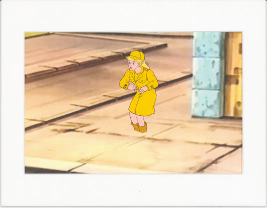 Captain Planet Original Production Animation Cel of Linka from Hanna Barbera 1990-95 8-309
