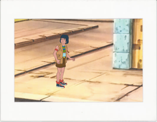 Captain Planet Original Production Animation Cel of Ma-Ti from Hanna Barbera 1990-95 8-342