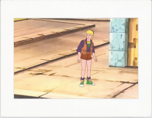 Captain Planet Original Production Animation Cel of Linka from Hanna Barbera 1990-95 8-357