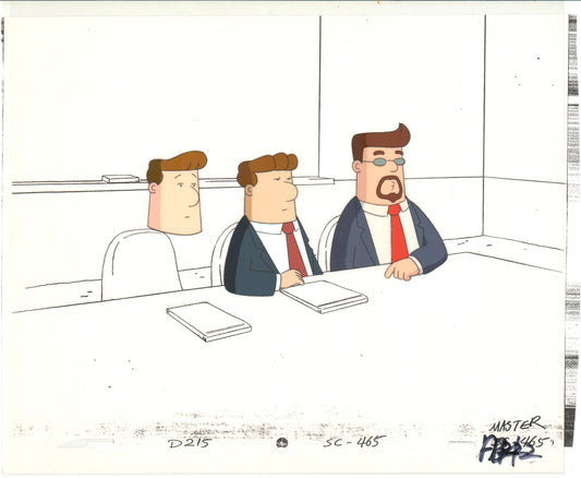 Dilbert Original Production Animation Cel and Drawing Scott Adams 1999-2000 A409