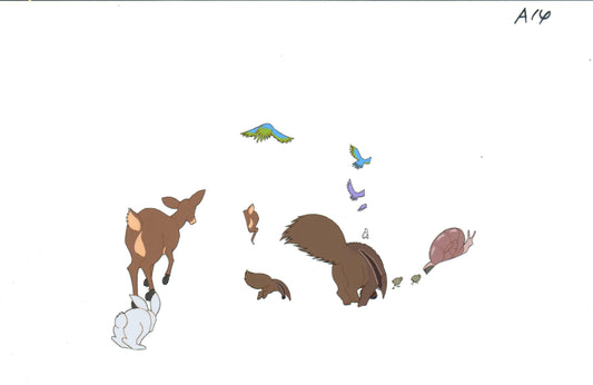 Little Nemo Adventures in Slumberland Animation Cel n Drawing 1989 McCay F466