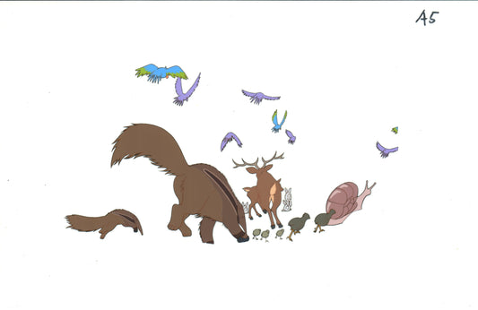 Little Nemo Adventures in Slumberland Animation Cel n Drawing 1989 McCay F467