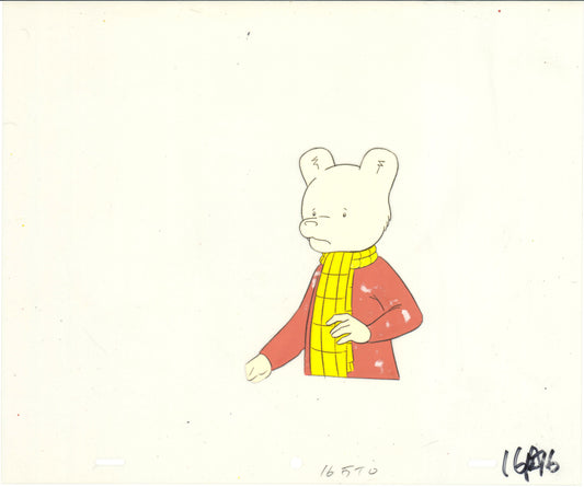 RUPERT Bear Original Production Animation Cel Nelvana Tourtel 1990s B528