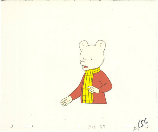 RUPERT Bear Original Production Animation Cel Nelvana Tourtel 1990s B530