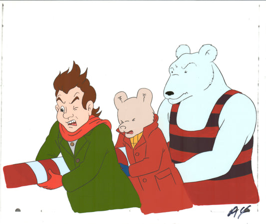 RUPERT Bear Original Production Animation Cel Nelvana Tourtel 1990s B547