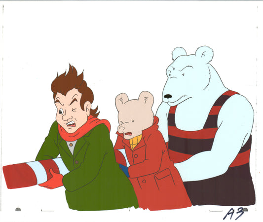 RUPERT Bear Original Production Animation Cel Nelvana Tourtel 1990s B548