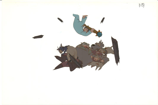 Little Nemo Adventures Slumberland Animation Cel with stuck Drawing 1989 McCay H572