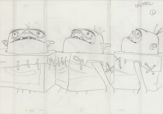 The Boxtrolls Shoe Production Animation Character Design Drawing from Laika Studios 2014 612