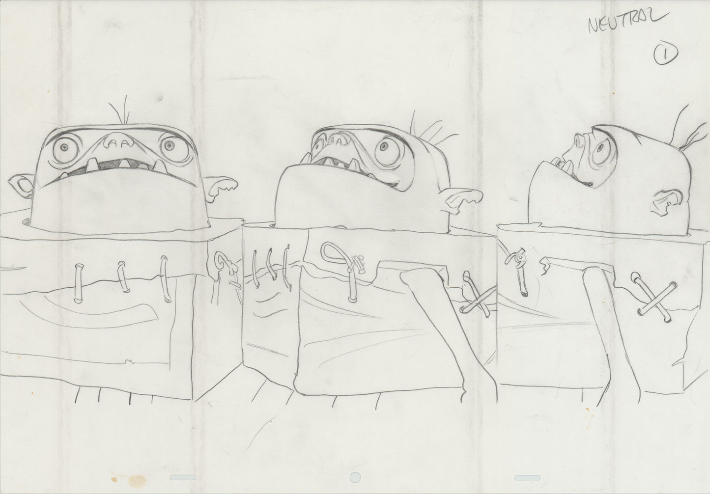 The Boxtrolls Shoe Production Animation Character Design Drawing from Laika Studios 2014 612