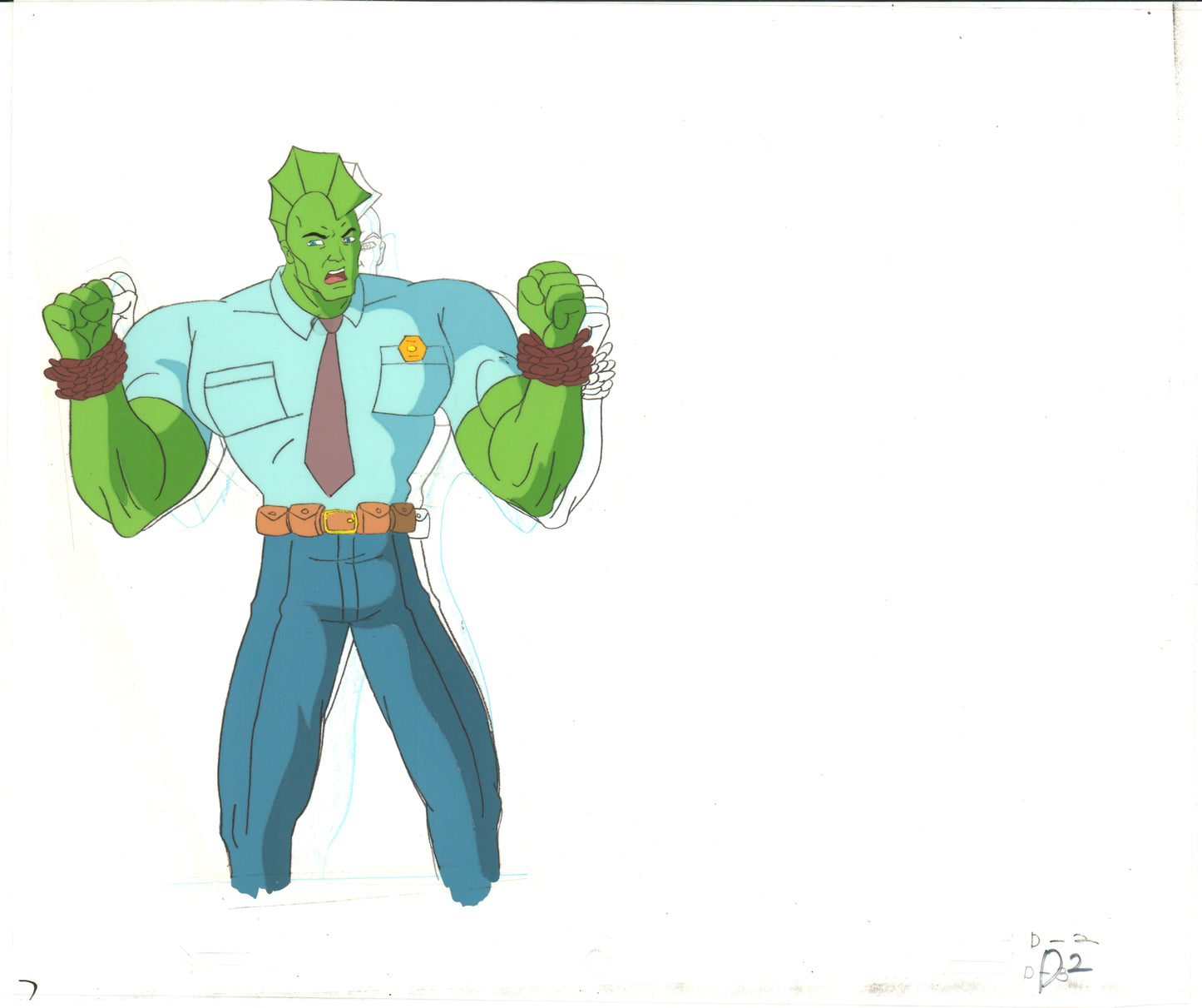 Savage Dragon Production Animation Cel from Universal 1995-1996 617