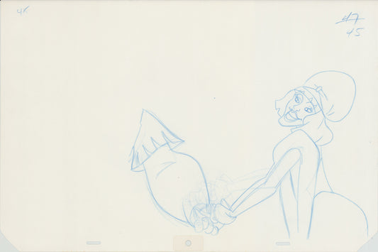 Swan Princess Original Production Animation Cel Drawing 1994 Richard Rich A620