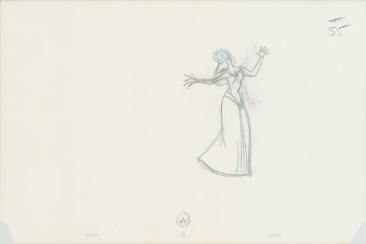 Swan Princess Original Production Animation Cel Drawing 1994 Richard Rich A623