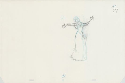 Swan Princess Original Production Animation Cel Drawing 1994 Richard Rich A624
