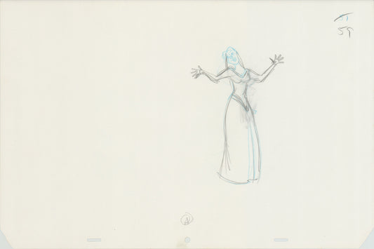 Swan Princess Original Production Animation Cel Drawing 1994 Richard Rich A625
