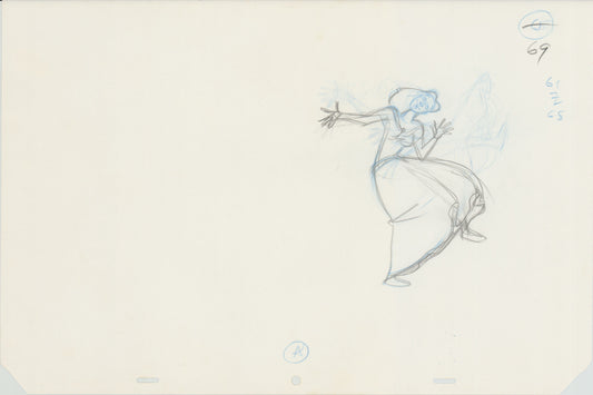 Swan Princess Original Production Animation Cel Drawing 1994 Richard Rich A630
