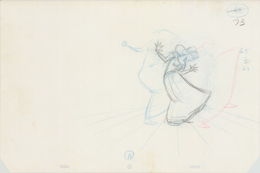 Swan Princess Original Production Animation Cel Drawing 1994 Richard Rich A632