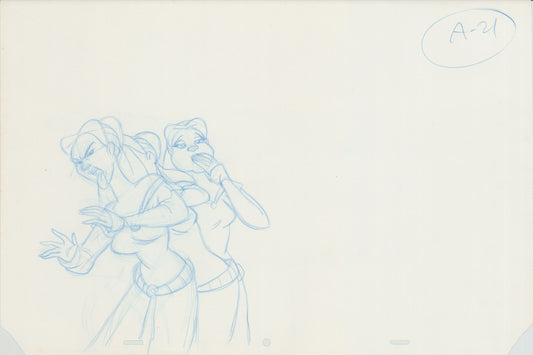 Swan Princess Original Production Animation Cel Drawing 1994 Richard Rich A640