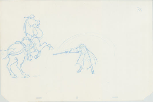 Swan Princess Original Production Animation Cel Drawing 1994 Richard Rich A641