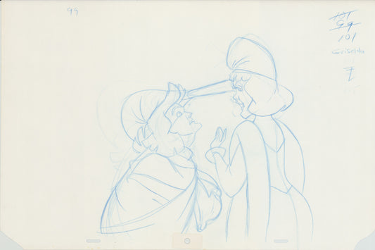 Swan Princess Original Production Animation Cel Drawing 1994 Richard Rich A642